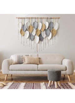 Leaf Wall Decoration Feather Chic Woven Art Handmade - pzsku/Z7AAEEE76149DBA0E6109Z/45/_/1728392663/d1c23859-b582-440b-a283-f7a109bf4331