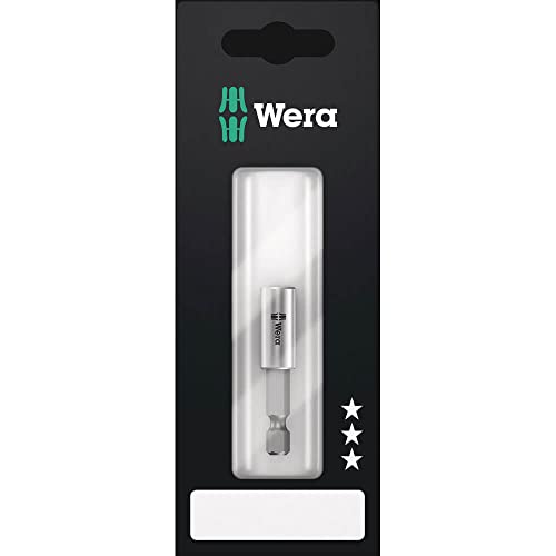 WERA Hexagon 89941 SB Stainless Steel Sleeve Universal Bit Holder 14 x 75mm - Image 1