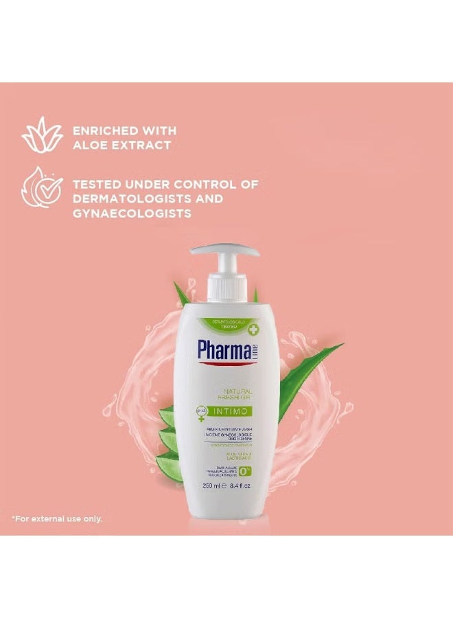 PharmaLine Natural Fresh Feminine Intimate Wash 250 ML - Image 4