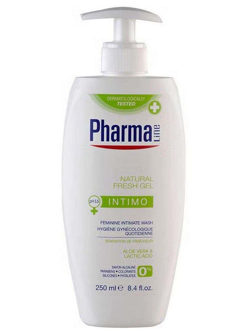 PharmaLine Natural Fresh Feminine Intimate Wash 250 ML - Image 1