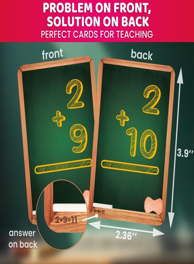 QUOKKA Math Flash Cards for Kids Ages 4-8 - Addition and Subtraction, Multiplication and Division Games for Kids 5-7 - 139 Double-Sided Flashcards for Studying - Image 3