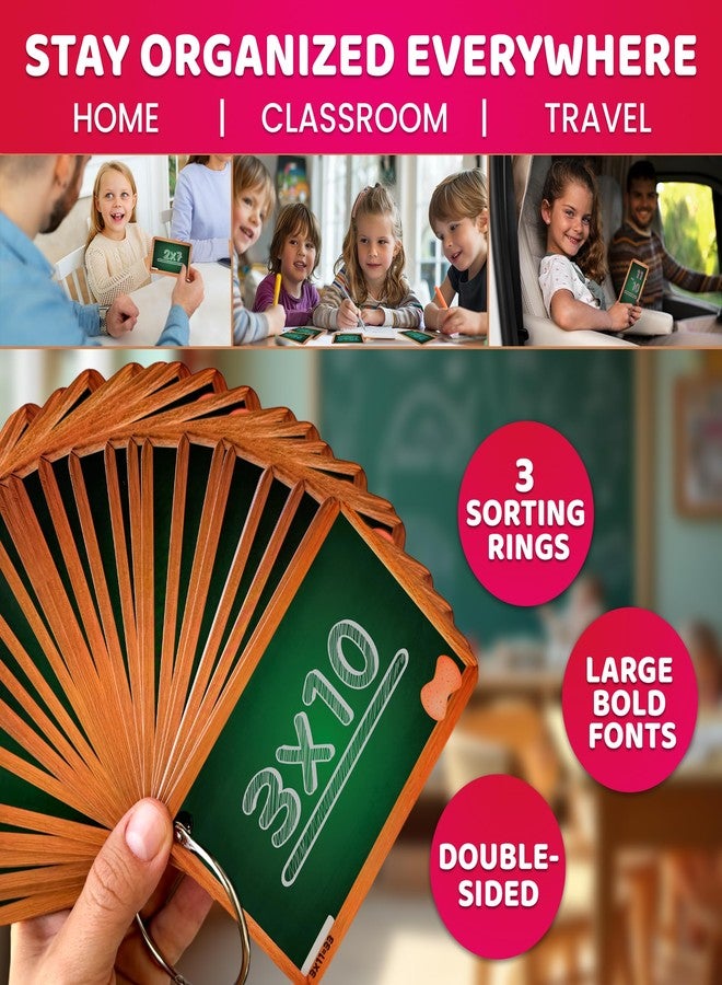 QUOKKA Math Flash Cards for Kids Ages 4-8 - Addition and Subtraction, Multiplication and Division Games for Kids 5-7 - 139 Double-Sided Flashcards for Studying - Image 4