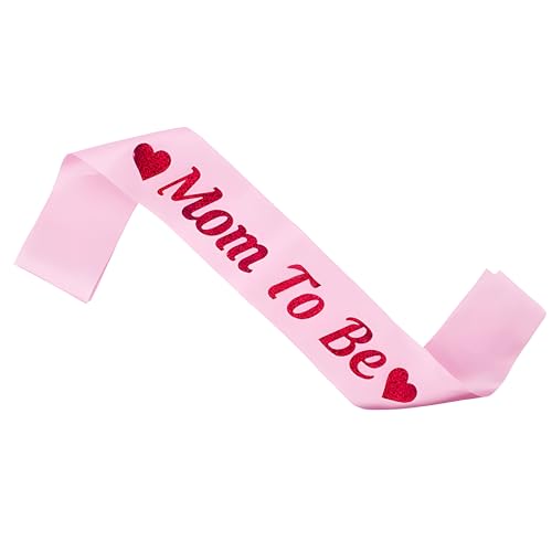 WOBBOX Baby Shower Combo of Party Props 30 Pcs & Boy Or Girl We Love You Bunting Banner, Mom to be Light Pink Sash, with Blue & Pink Foil Fringe, Baby Shower Decoration Item (Pack of 4) - Image 5