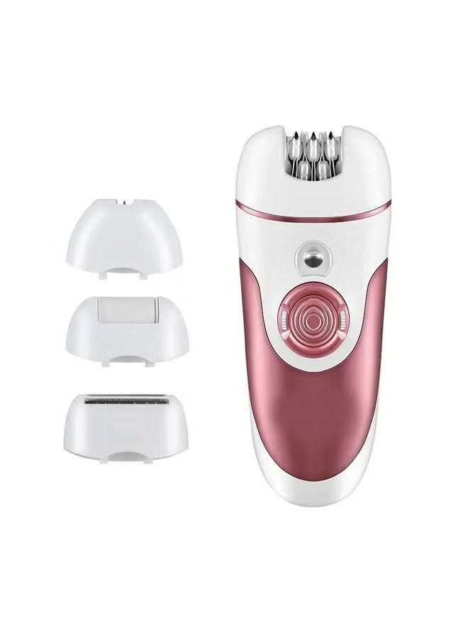 Professional 4 in1 Face Cleaning Cordless Rechargeable Epilator Advanced Wet Dry Hair For Women Electric Epilator - Image 1