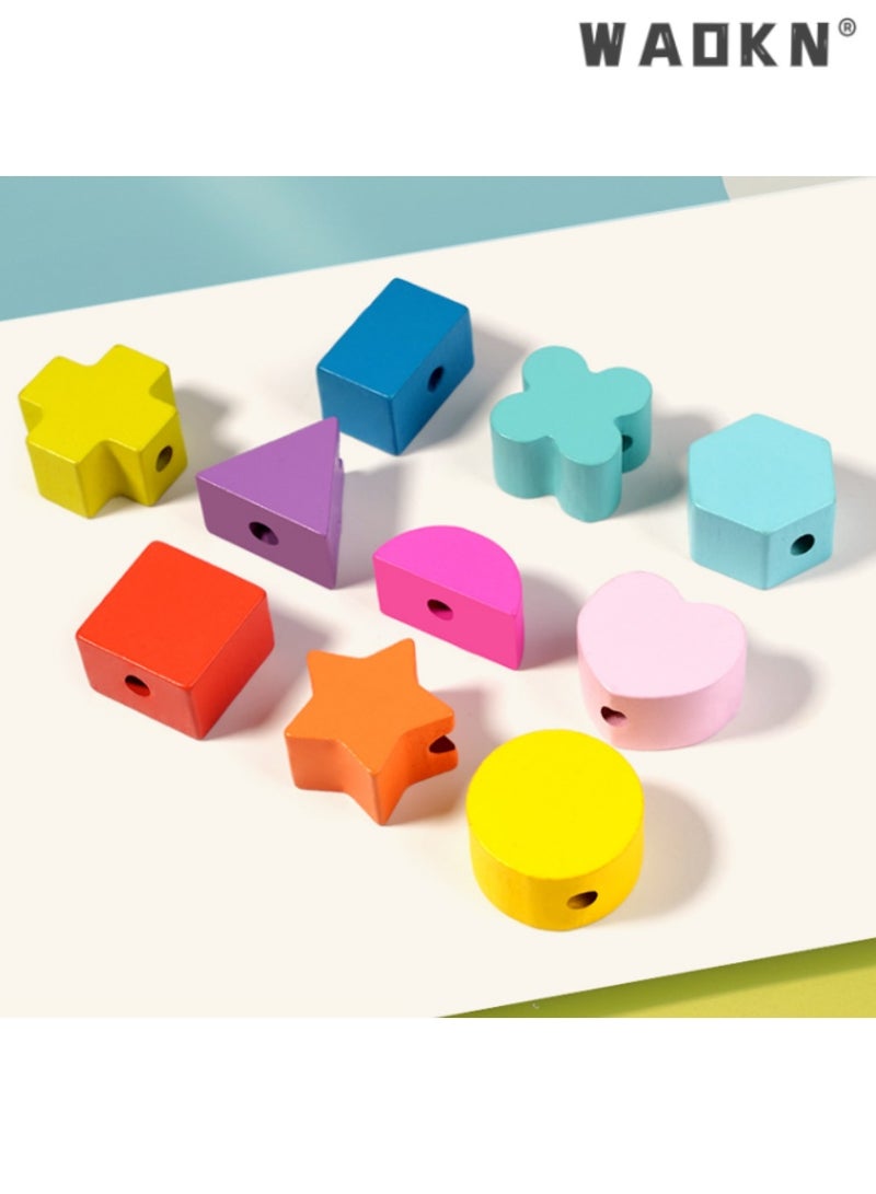 دبليو أيه أو كي أن لوحات الشكل الرقمي , ألعاب مطابقة الشكل الهندسي للأطفال , لوحات الأسلاك التعليمية , الخيار الأمثل لتعلم الأرقام والأشكال , أدوات المهارات الحركية الدقيقة للأطفال ما قبل المدرسة . - Image 3