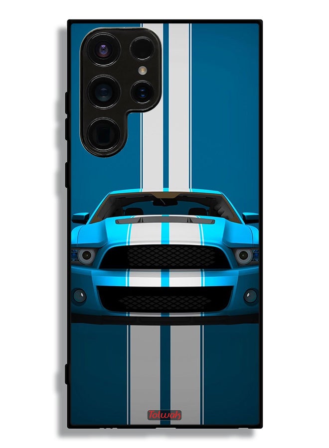 Tolwak Samsung Galaxy S23 Ultra 5G Protective Case Cover Car Abstract Art - Image 3