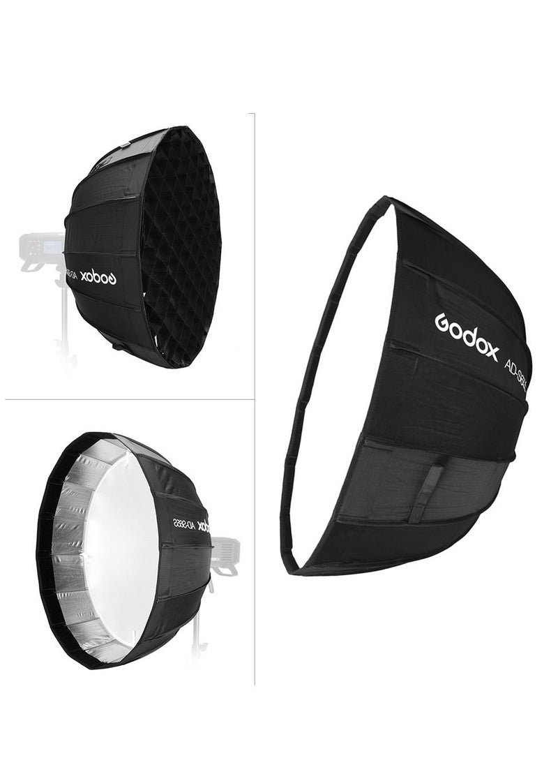 Godox - AD-S65S 65cm/ 25.6in Portable Deep Parabolic Softbox Umbrella - Image 1
