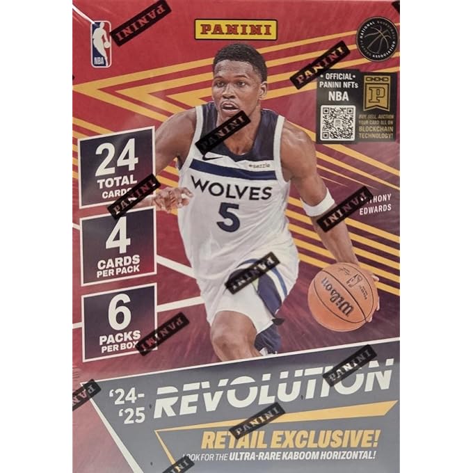 2024 2025 Revolution Basketball Series Blaster Box Featuring Stars and Rookie Cards with Possible EXCLUSIVE Ultra Rare KABOOM Horizontal Parallels PLUS - Image 1