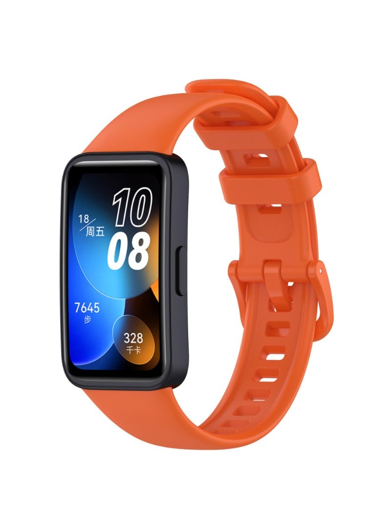 HW 4Pcs Silicone Watchband For Huawei Band 8 Huawei Band 9 Strap SmartWatch WristbandBracelet Wriststrap Sport Replacement  - Image 4