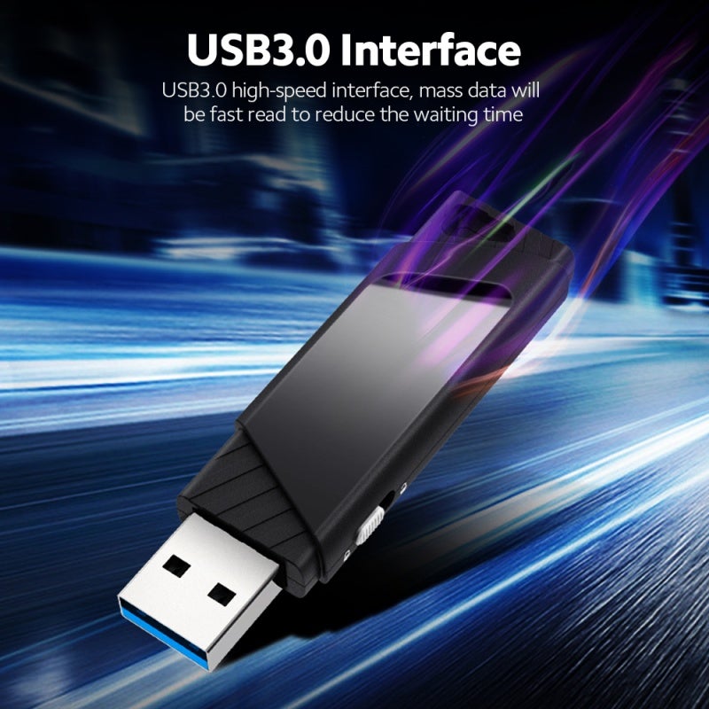 Netac USB 3.0 Portable Storage 128GB External Drive - Hardware Write Protection High-Speed Data Transfer Flash Memory for Windows Mac OS Linux - Image 3