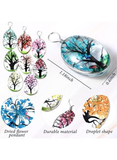 12 Pieces Dried Flower Tree Pendant Charms Resin Dried Pressed Flower Pendant Water Drop Glass Beads Lacework Floating Pendant Mixed Colors For Making Jewelry Craft Diy Necklace 0.7 X 1 X 0.3 Inch - pzsku/Z7AAFEF6B704688361D53Z/45/_/1720073421/0ff337d3-9472-446e-93e8-c23110e4a66f