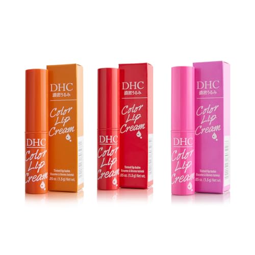 DHC Color Lip Cream 3 Pack Red Pink and Apricot - Image 3