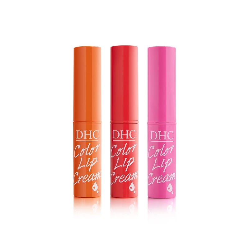 DHC Color Lip Cream 3 Pack Red Pink and Apricot - Image 2