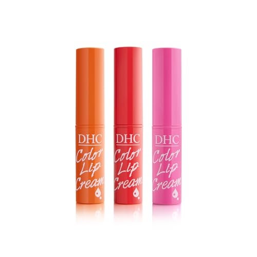 DHC Color Lip Cream 3 Pack Red Pink and Apricot - Image 1