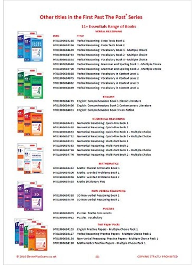 11+ Essentials Numerical Reasoning: Quick-Fire Book 1 - Multiple Choice - Image 2
