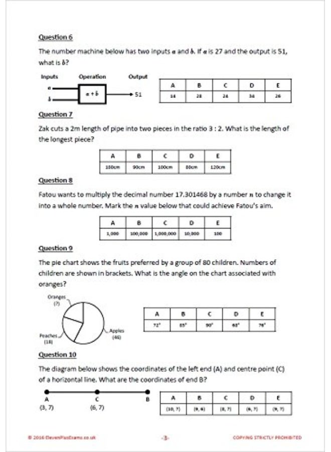11+ Essentials Numerical Reasoning: Quick-Fire Book 1 - Multiple Choice - Image 5