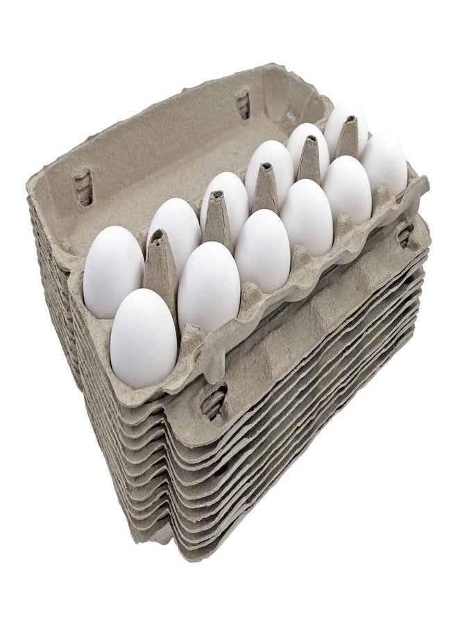 DASHER'S SPICE & BEANS Egg Carton | Natural Pulp by Dasher's Spice & Beans | Holds One Dozen Eggs | Arts & Crafts Paint Holder | Pack of 12 - Image 3