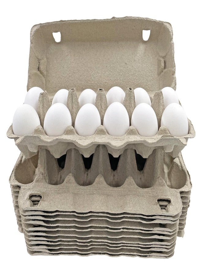 DASHER'S SPICE & BEANS Egg Carton | Natural Pulp by Dasher's Spice & Beans | Holds One Dozen Eggs | Arts & Crafts Paint Holder | Pack of 12 - Image 5