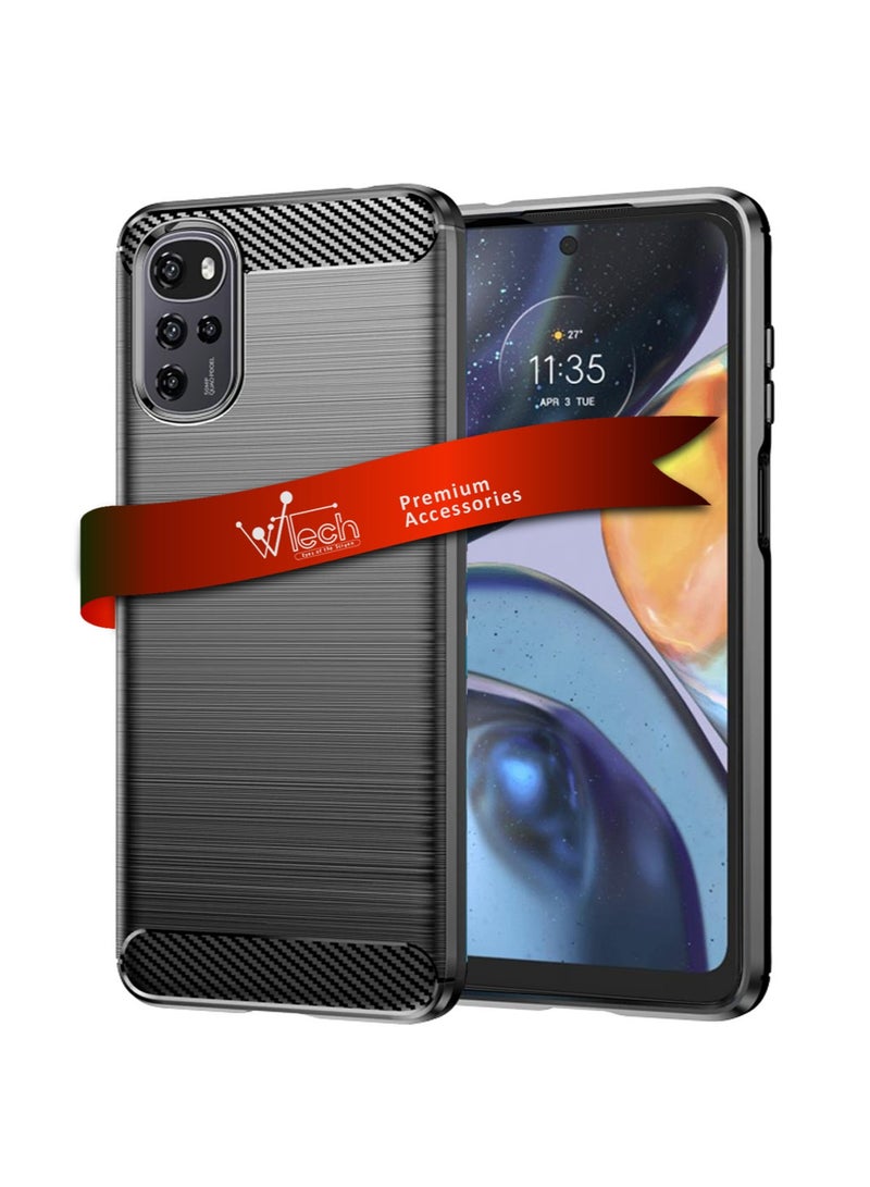 Wtech Soft Silicone Brushed Texture Protective Case Cover For Lenovo K15+ / Lenovo K15 Plus 4G 2022 Black - Image 1