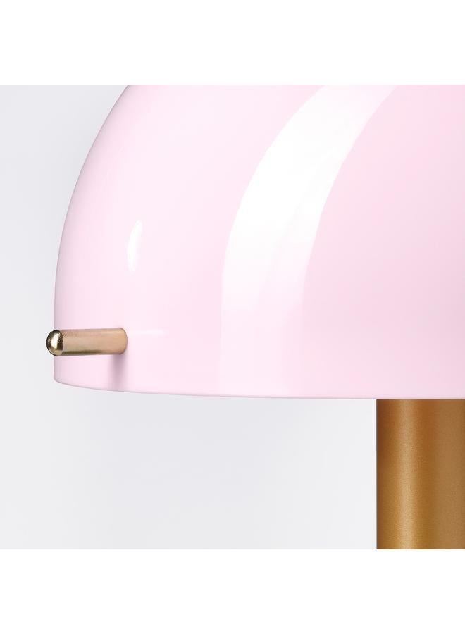 Zaboon LED portable lamp, battery operated, light pink/dark grey-green, 26 cm - Image 4