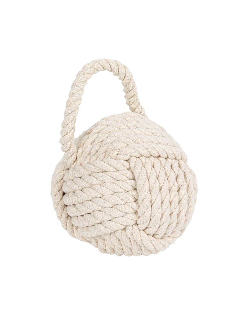 Creative Co-op Creative CoOp Nautical Rope Knot Door Stop 
