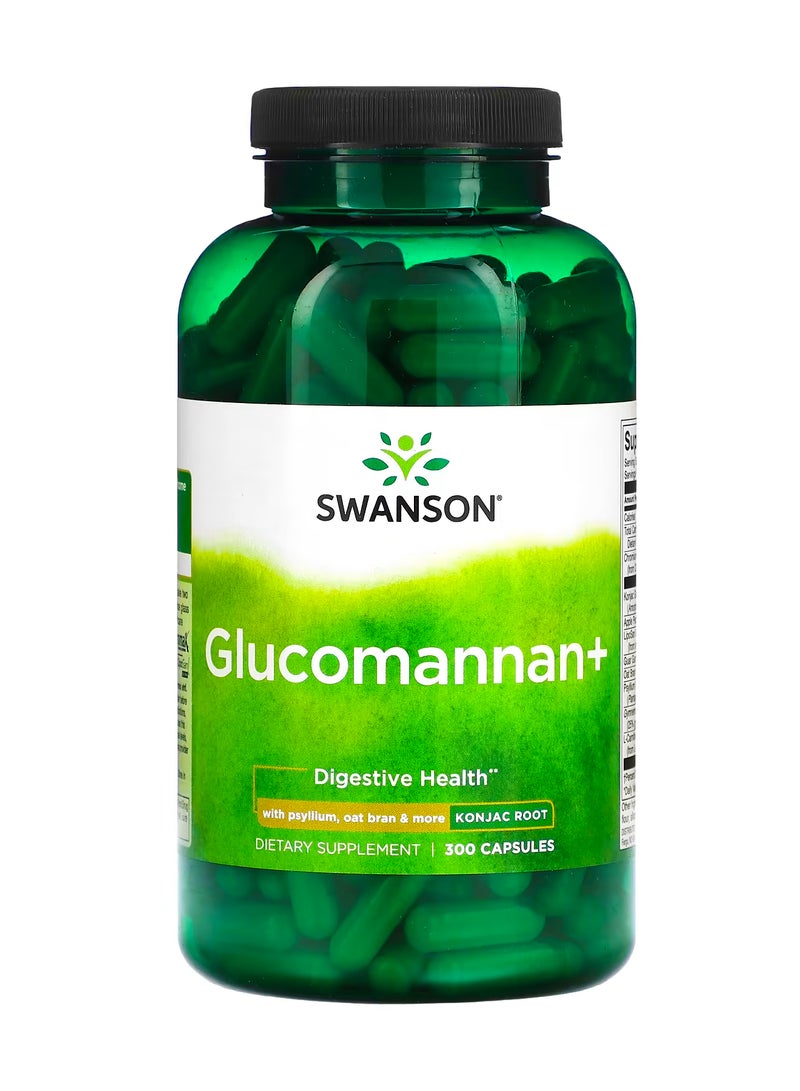 سوانسون جلوكومانان + ، ، 300 كبسولة
