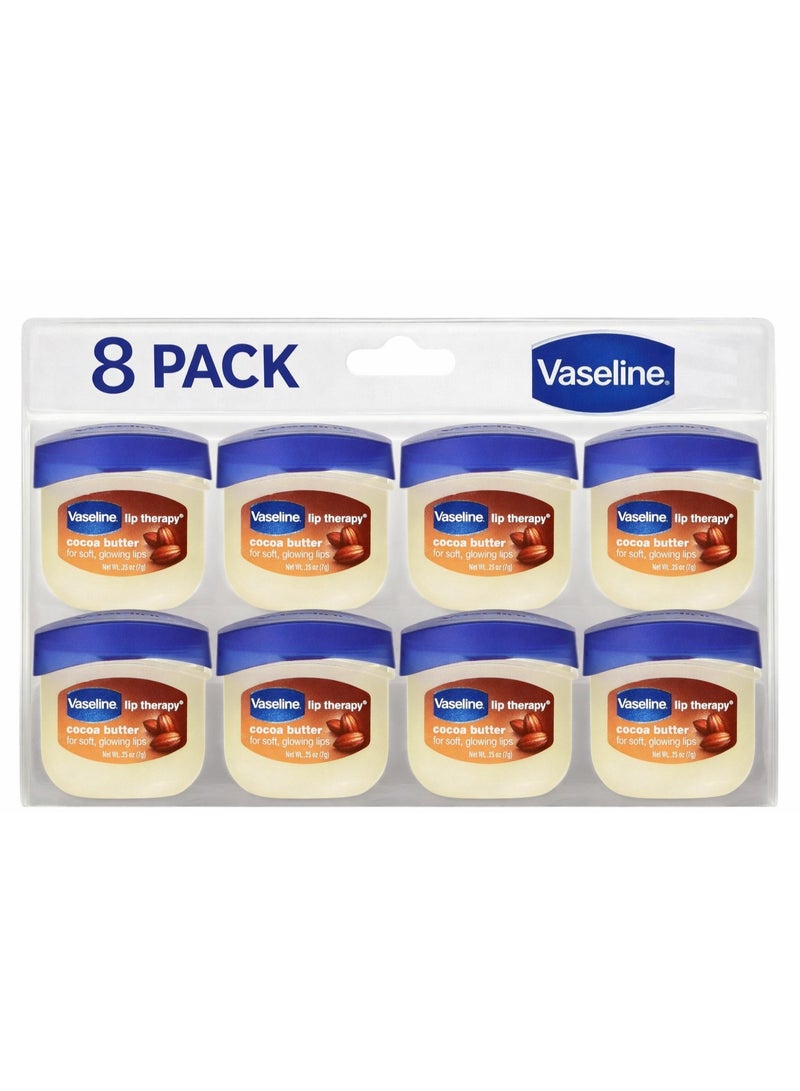Vaseline Lip Cocoa Therapy Butter  7g(pack Of 8) - Image 1