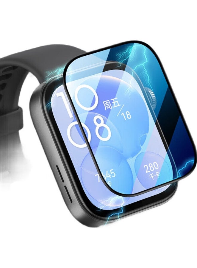 Stiger [3-Pack] Screen Protector For Huawei Watch Fit3, Smartwatch Protective Film, Non-Tempered Glass Full Coverage Anti-Fingerprint Anti-Drop Protective Film - Image 1