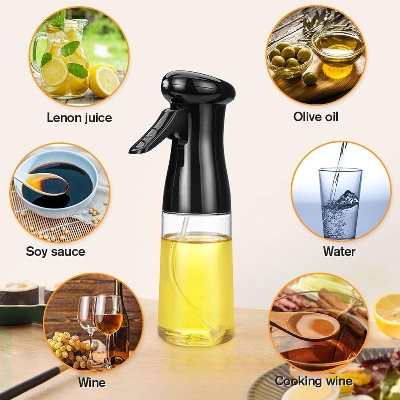 LEDHOLYT Air Fryer Paper SheetsOilProof Parchment Paper for FryingMitt Gripper Grip Kitchen Potholder Utensil Tool AIRFRYERSpatula SetPinch Grip Oil Spray Bottle - Image 4