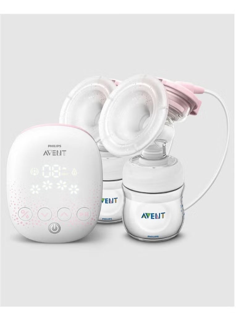 Philips Natural Series Double-Sided Electric Breast Pump Rechargeable, SCF316 | No.1 Brand Recommended by Moms Worldwide | Natural Motion Technology For Quicker Milk Flow - Image 2