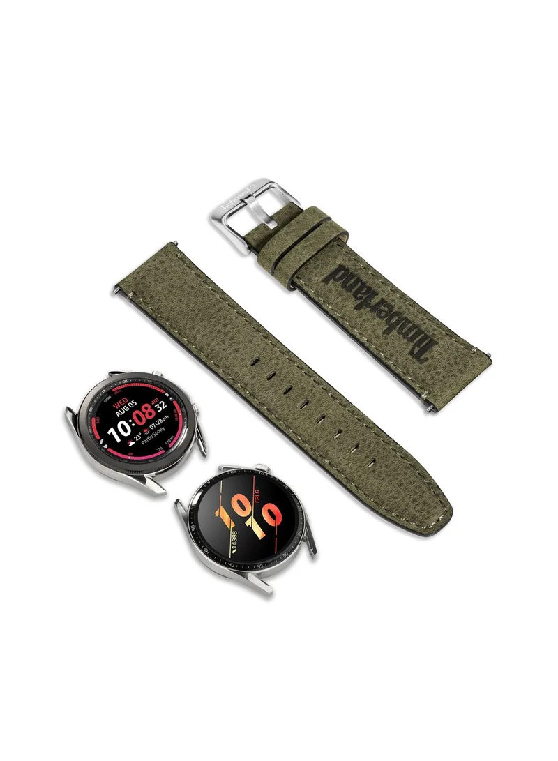 Timberland Timberland Barnesbrook Green Leather Universal Watch Strap 20Mm
