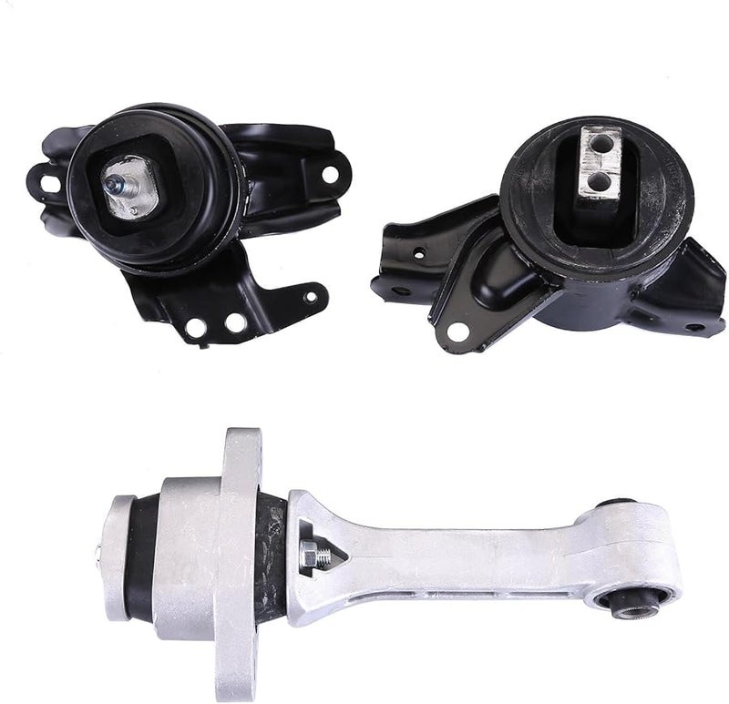 مجموعة سوداء من 3 قطع لتركيب محرك وناقل الحركة لسيارة كيا أوبتيما 2.4 لتر 2011-2015 - Image 2