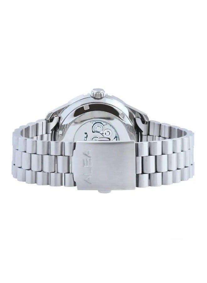 Alba Active Black Tide Automatic Men’s Watch AL4743X1, 44.5 mm Black Dial, Stainless Steel Case & Bracelet, 100 m WR - Image 3