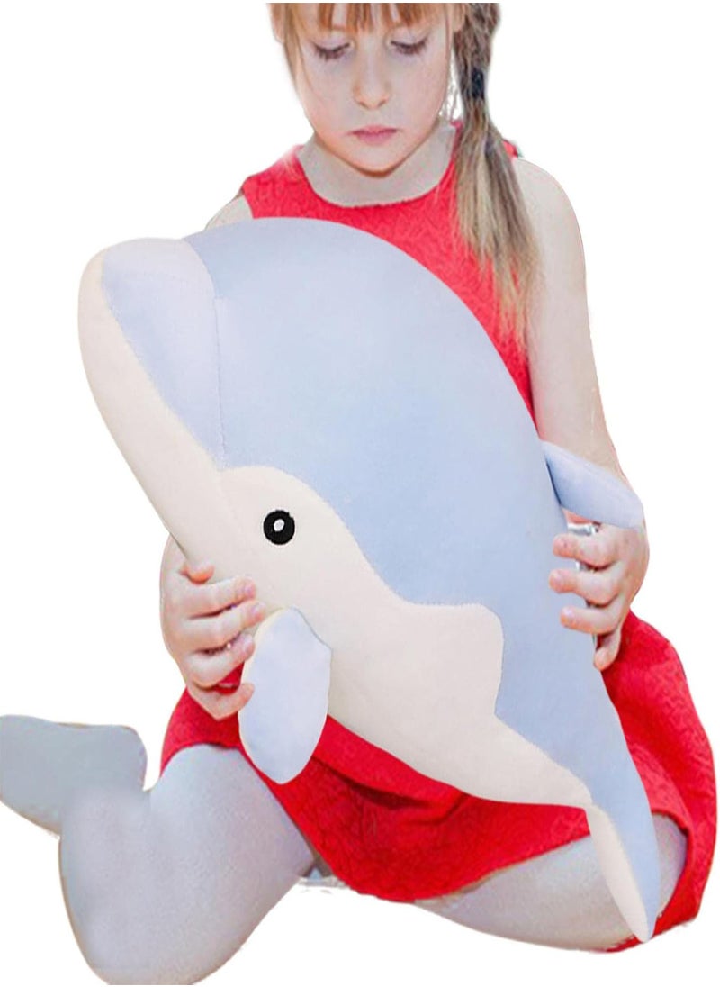 GGOOT - Dolphin Stuffed Animals Plush,Lovely Stuffed Dolphin Plush Toy | Stuffed Animal Dolphin Dolls Sleeping Cushion for Children Girls, 19 Inch - Image 1