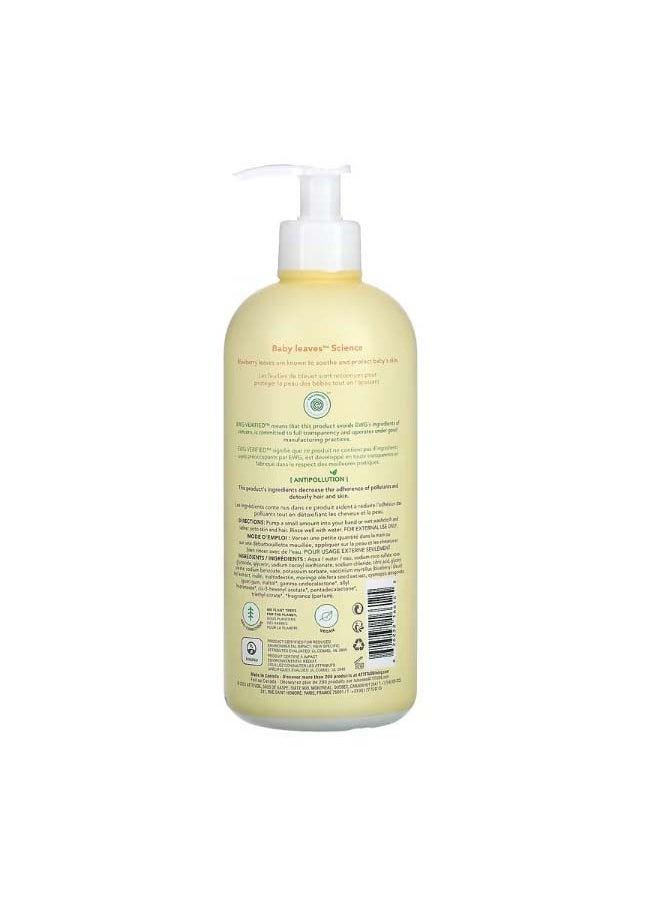 أتيتود - Baby Leaves Science Shampoo And Body Wash Pear Nectar 16 fl oz 473 ml - Image 1