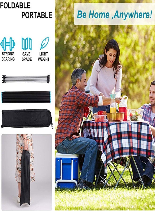 Loquat Camping Table,Outdoor Picnic Table Travel Camping Desk Portable Camping Side Table BBQ table Lightweight Folding Beach Table Perfect for Outdoor/Picnic/Cooking/Beach/Hiking - Image 3