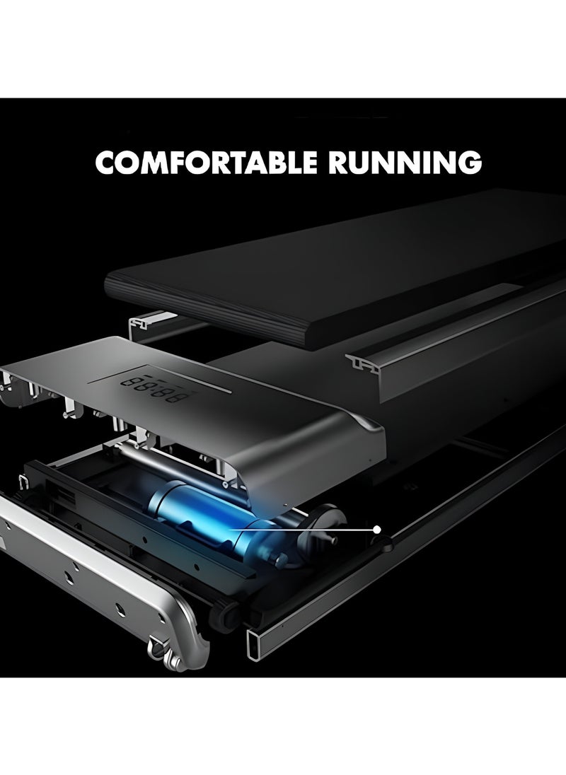Huitich - Foldable 2.5HP Under-Desk Treadmill with Mobile iPad Holder - Supports up to 220 lbs - Image 1