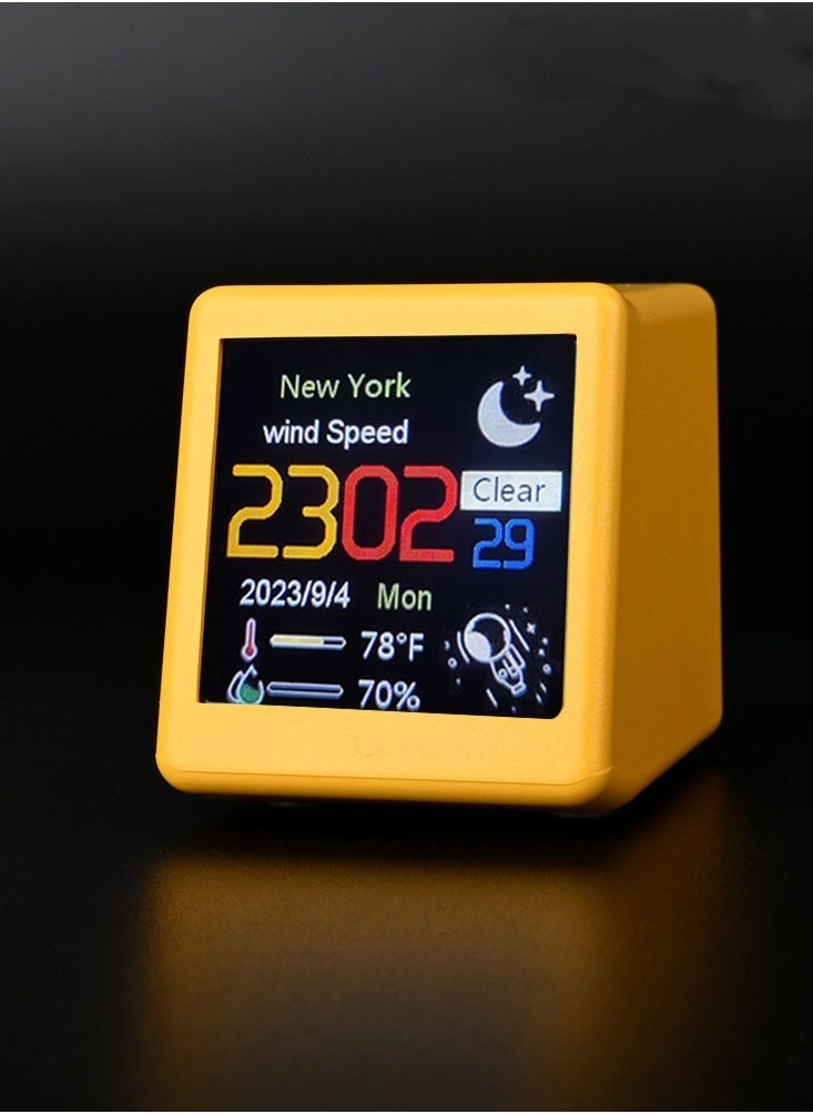 Beauenty LCD Wi-Fi Weather Clock With Automatic Time Calibration Function  - Image 1