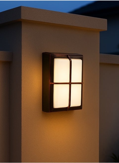 Wall Lamp External wall lighting Copper frame color Lamp base E27