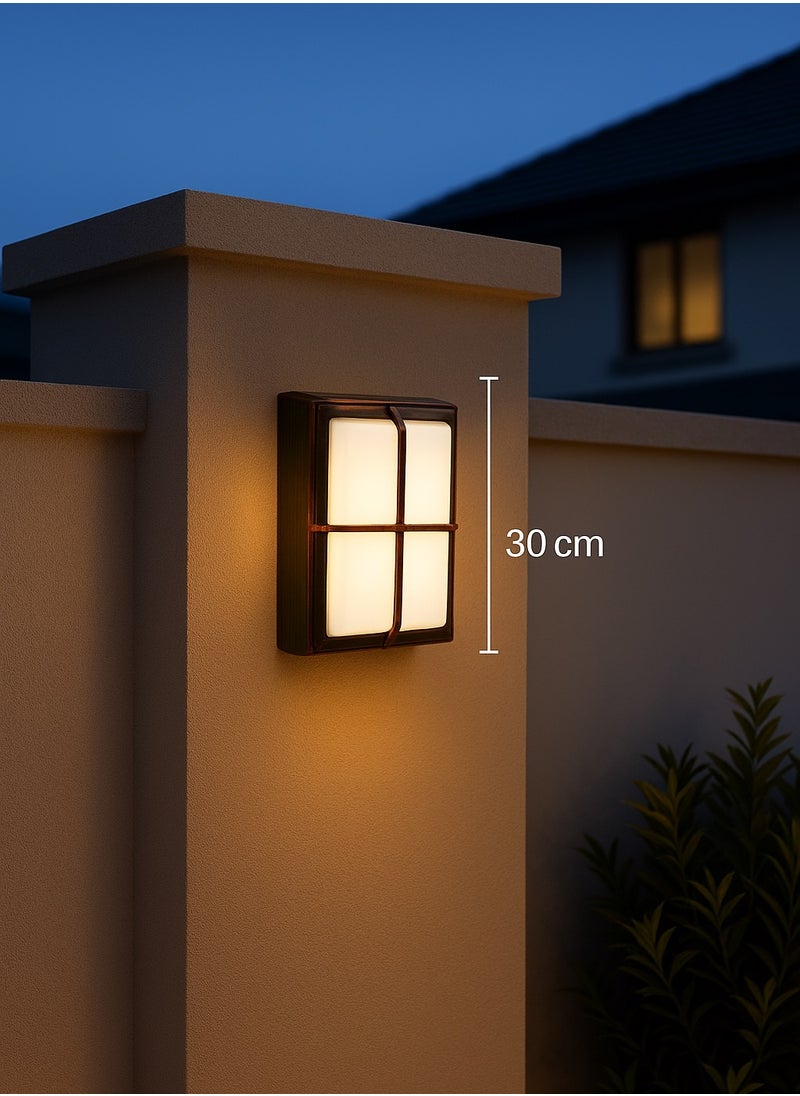 Wall Lamp External wall lighting Copper frame color Lamp base E27
