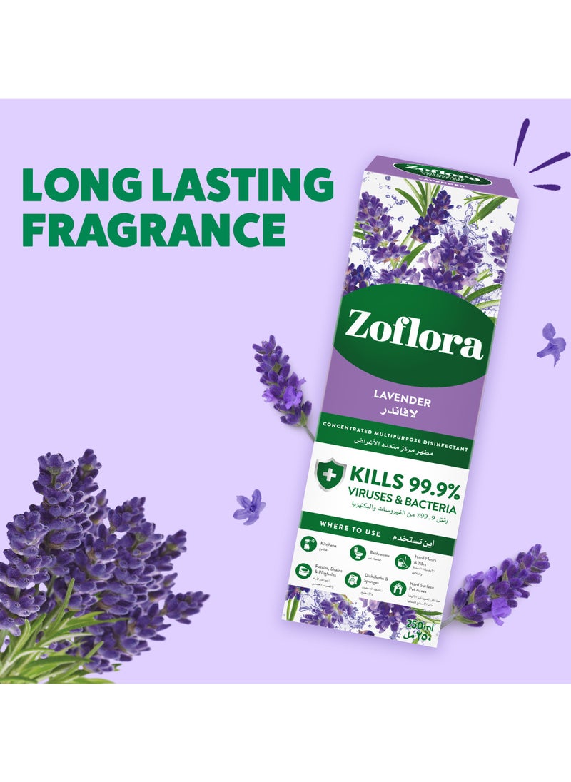 Zoflora Concentrated Multipurpose Disinfectant Lavender  - Image 3