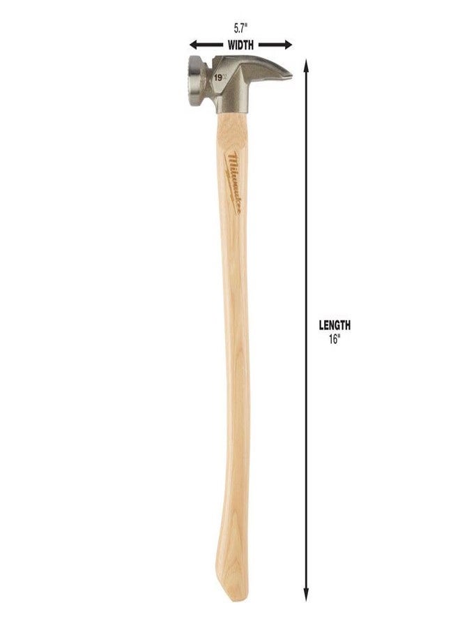 ميلواكي مطرقة تأطير من خشب الهيكوري المطحون، وزنها 19 أونصة، ميلووكي 48-22-9419 - Image 5