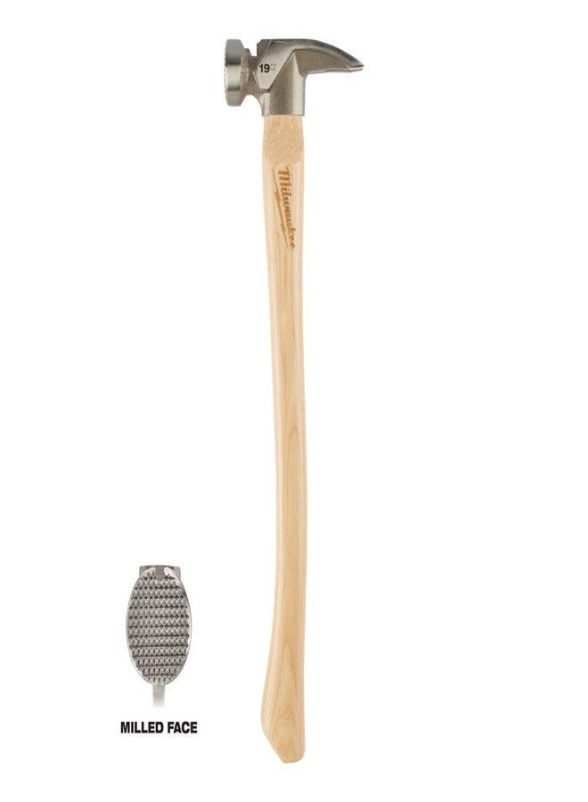 ميلواكي مطرقة تأطير من خشب الهيكوري المطحون، وزنها 19 أونصة، ميلووكي 48-22-9419 - Image 2