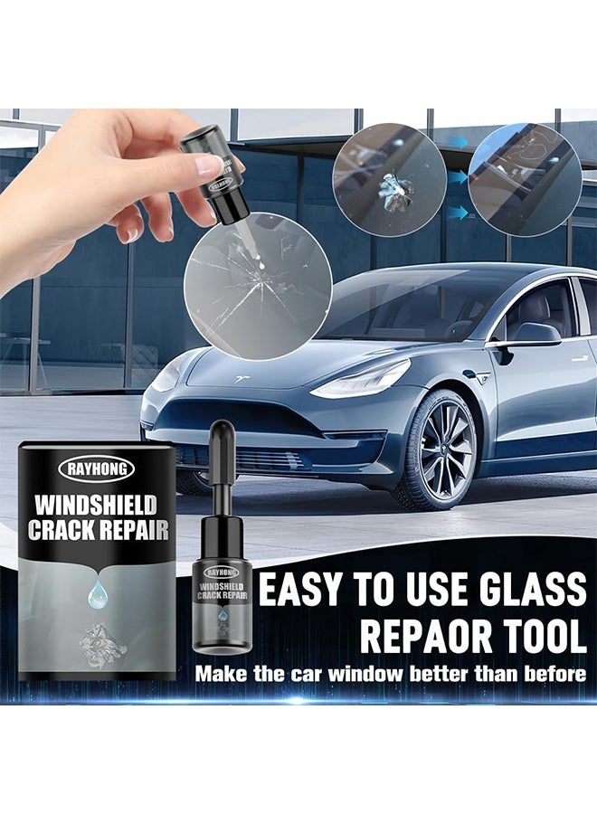 Windshield Crack Repalr Kit, Multi Functional Car Windshield Adhesive Fluid, Crack Care Agent, Fix Auto Glass Windshield Crack Chip Scratch, 20ml - Image 4