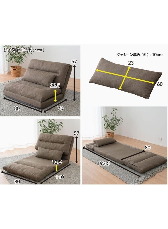 Cozy Home Adjustable Floor Sofa Lounger - Image 2