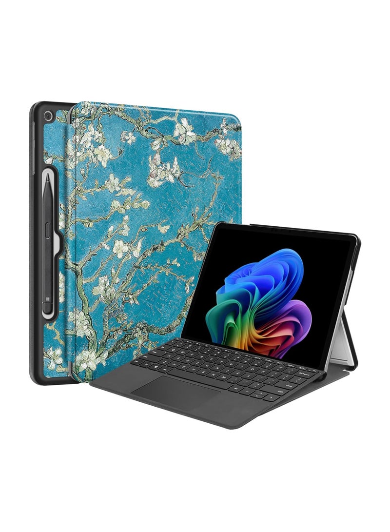 general Protective Case for Microsoft Surface Pro 12 (2025) 12-inch Lightweight PU Leather Case with Shock-Absorbing Stand Cover - Image 1