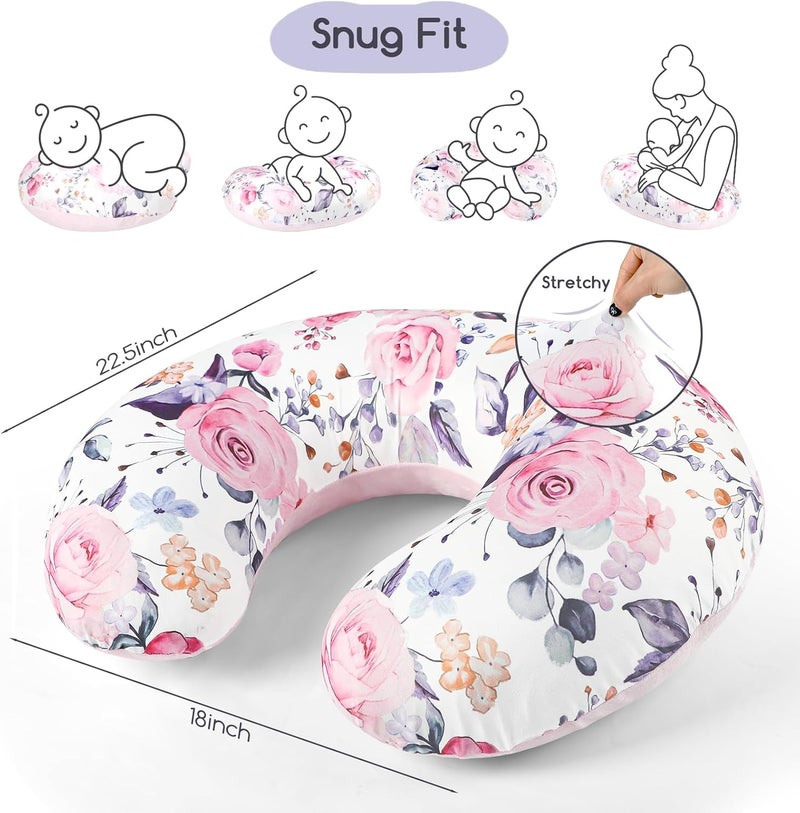 Pea Pod Reversible Nursing Pillow Cover - Image 5