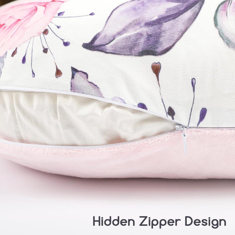 Pea Pod Reversible Nursing Pillow Cover - Image 4
