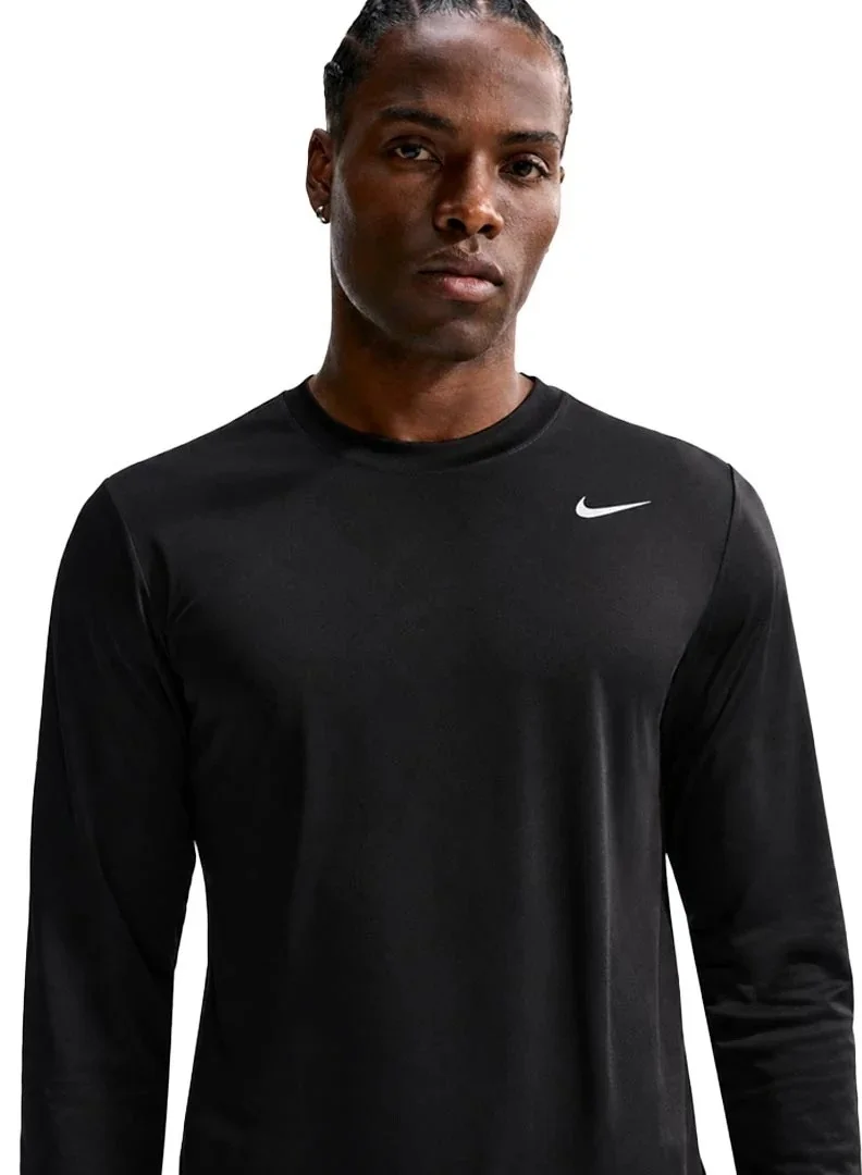 Nike BLACK M NK DF TEE STD LS FLEX for Men | Best Price UAE