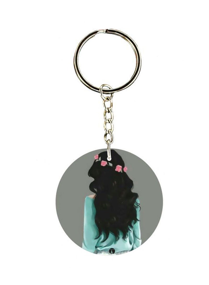 Cartoon Printed Keychain